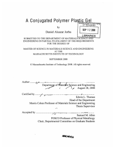 A Conjugated  Polymer  Pla  tic Gel SEP  122008