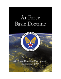 Air Force Basic Doctrine Air Force Doctrine Document 1 September 1997