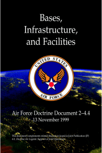 Bases, Infrastructure, and Facilities Air Force Doctrine Document 24.4