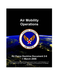 Air Mobility AFDD Template Guide Operations