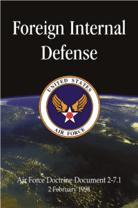Foreign Internal Defense Air Force Doctrine Document 2-7.1 2 February 1998