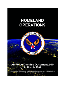 HOMELAND SECURITY AFDD Template Guide OPERATIONS