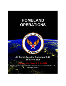 HOMELAND OPERATIONS  Air Force Doctrine Document 3-27