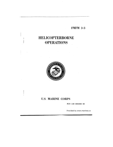 HELICOPTERBORNE OPERATIONS FMFM  3-3 U.S.  MARINE  CORPS