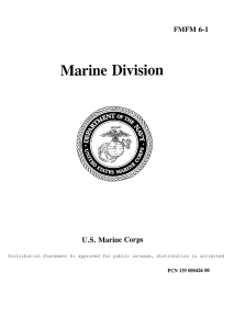 Marine Division . U.S. Marine Corps