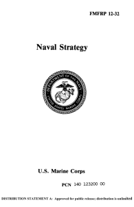 Naval Strategy U.S. Marine Corps FMFRP 12-32 PCN 140