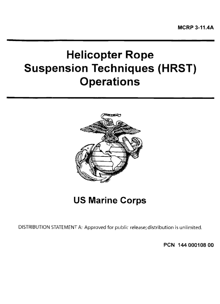 Suspension Techniques Operations Rope Helicoptie