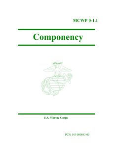 Componency MCWP 0-1.1 U.S. Marine Corps PCN 143 000053 00