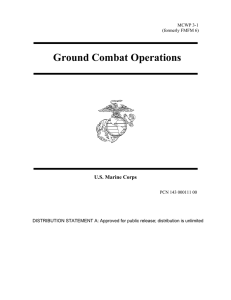Ground Combat Operations U.S. Marine Corps