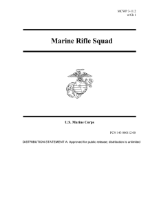 Marine Rifle Squad U.S. Marine Corps