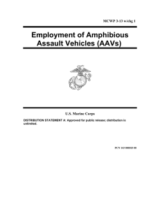 Employment of Amphibious Assault Vehicles (AAVs)  MCWP 3-13 w/chg 1