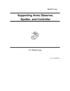 Supporting Arms Observer, Spotter, and Controller  MCWP 3-16.6