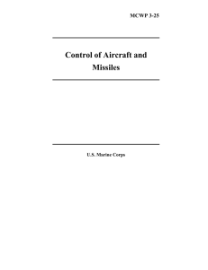 Control of Aircraft and Missiles MCWP 3-25 U.S. Marine Corps