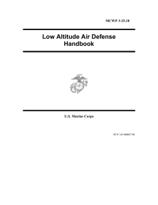 Low Altitude Air Defense Handbook  MCWP 3-25.10