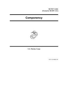 Componency  MCWP 3-40.8 (Formerly MCDP 1-0.1)