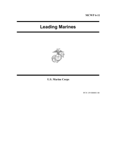 Leading Marines  MCWP 6-11 U.S. Marine Corps
