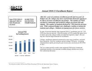 Annual 2010-11 Enrollment Report