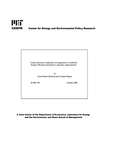 Nordic electricity congestion's arrangement as a model for