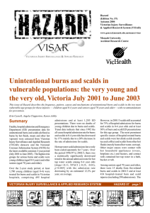Hazard (Edition No. 57) Autumn 2004 Victorian Injury Surveillance