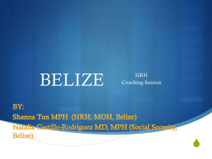 BELIZE 6 HRH Coaching Session