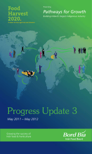 Progress Update 3 Pathways for Growth May 2011 – May 2012