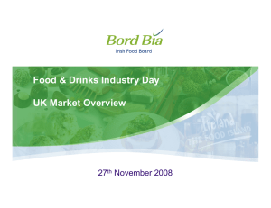 Food &amp; Drinks Industry Day UK Market Overview 27 November 2008