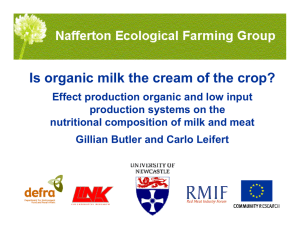 Is organic milk the cream of the crop?
