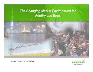 The Changing Market Environment for Poultry and Eggs