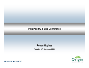 Irish Poultry &amp; Egg Conference Ronan Hughes Tuesday 04 November 2008