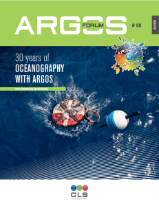 30 years of OCEANOGRAPHY WITH ARGOS 1
