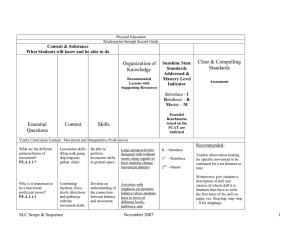 Clear &amp; Compelling Organization of Standards