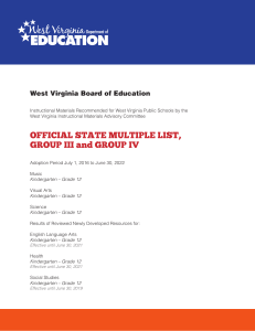 West Virginia Board of Education