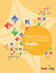 West Virginia Profile School Readiness 2015