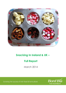 Snacking In Ireland &amp; UK – Full Report March 2014
