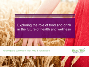 Exploring the role of food and drink