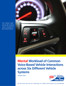Mental Workload of Common Voice-Based Vehicle Interactions across Six Different Vehicle