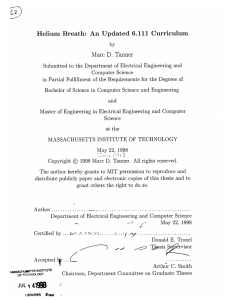 CL~ Curriculum An  Updated  6.111 Marc  D.  Tanner