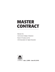 Master ContraCt