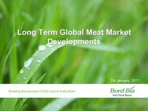 Long Term Global Meat Market Developments 7th January, 2011