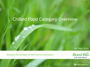 Chilled Food Category Overview 26 May 2014