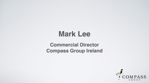 Mark Lee Commercial Director Compass Group Ireland