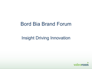 Bord Bia Brand Forum Insight Driving Innovation