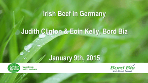Irish Beef in Germany  Judith Clinton &amp; Eoin Kelly, Bord Bia