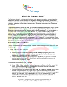 What is the “Pathways Model?”