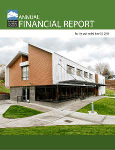 FINANCIAL REPORT ANNUAL For the year ended June 30, 2014