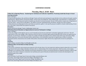 Thursday, May 5, 10:30 - Noon CONFERENCE SESSIONS