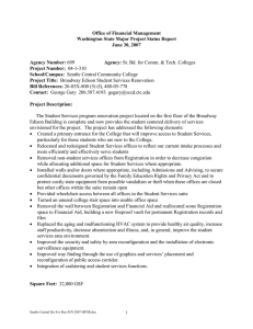 Office of Financial Management Washington State Major Project Status Report