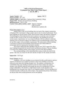 Office of Financial Management Washington State Major Project Status Report Agency Number