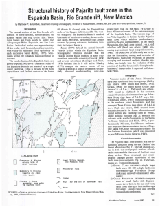 in the zone fault history