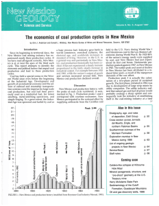 production in New Mexico cycles